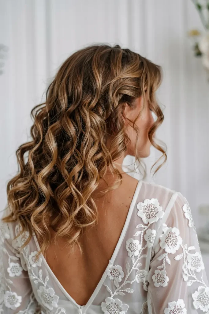 4. Soft Curls Bridal Hair