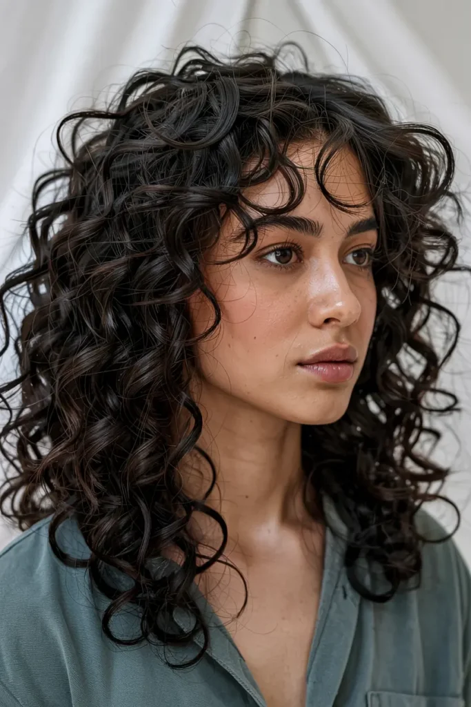 4.Bouncy Spiral Curls