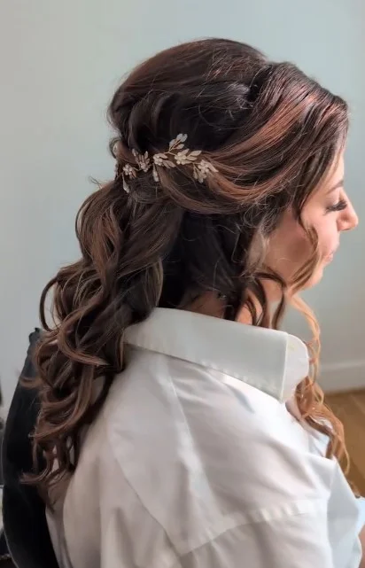 Flowing Bohemian Wedding Hair