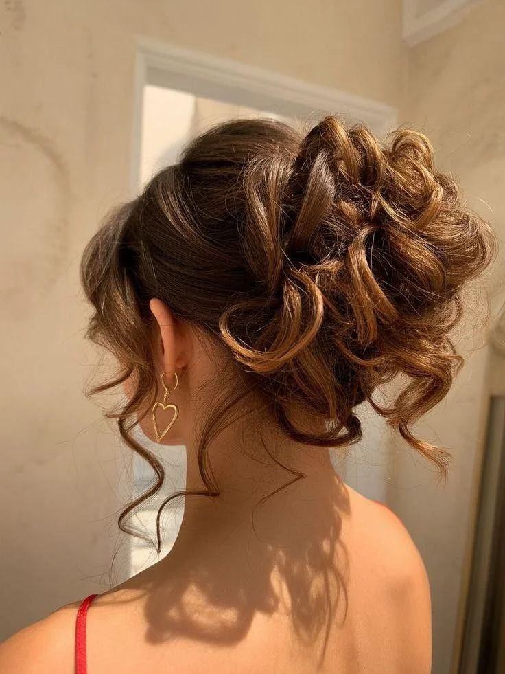 Messy Bun for Long Hair