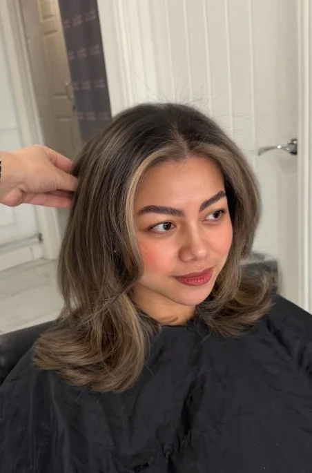 Ash Brunette Balayage