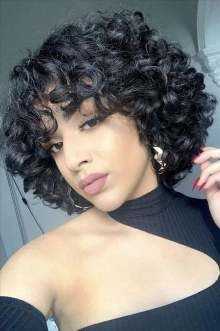 Short Curly Bob