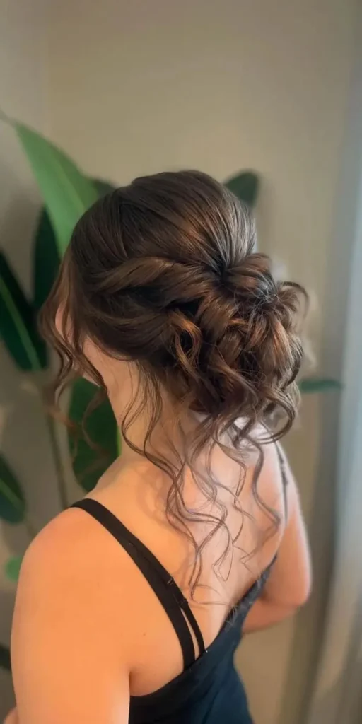 Romantic Twisted Updo