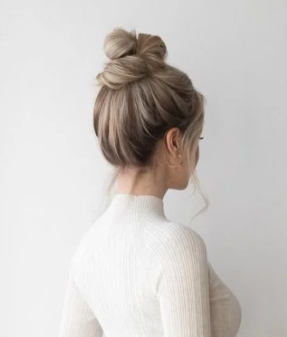 Messy High Bun