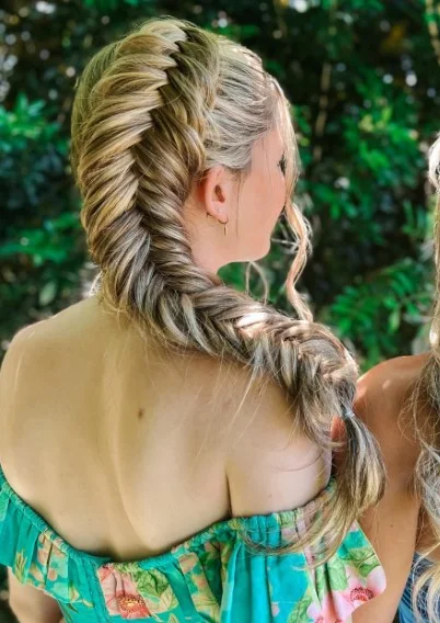 Side Fishtail Braid