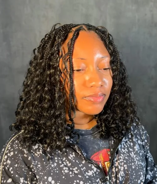 Braided Bob with Waves