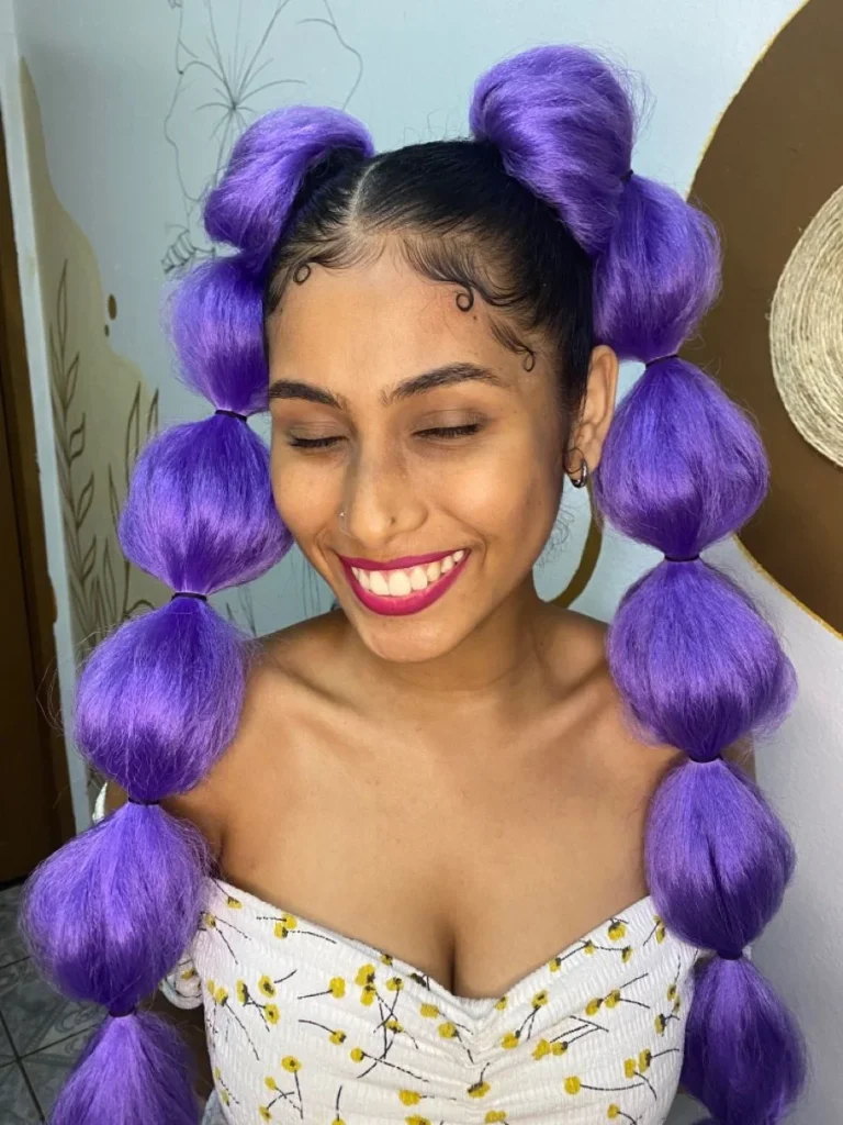 Jumbo Bubble Braid Pigtails