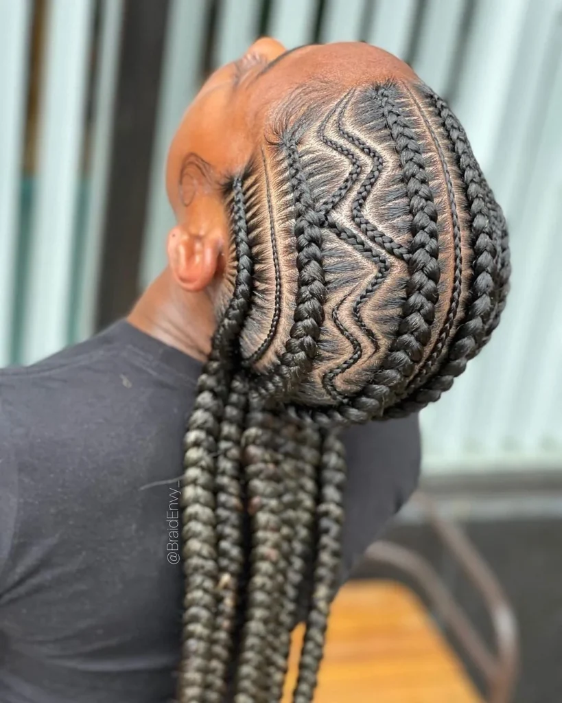 Freestyle Cornrow Patterns