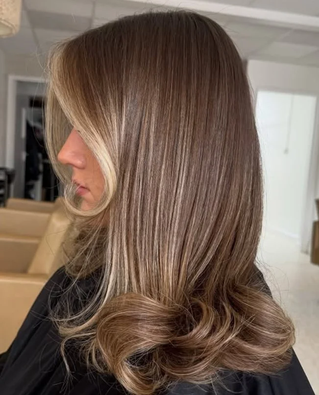 Bronde Highlights for Brown Hair
