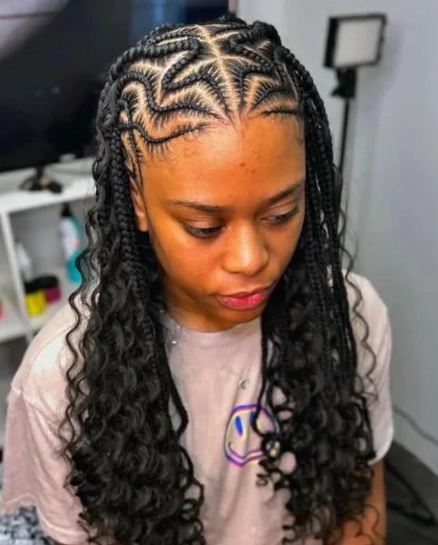 Tribal Scalp Braid Patterns