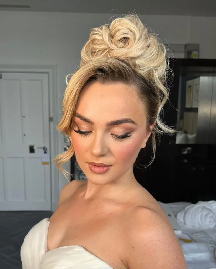 Face-Framing Tendril Updo