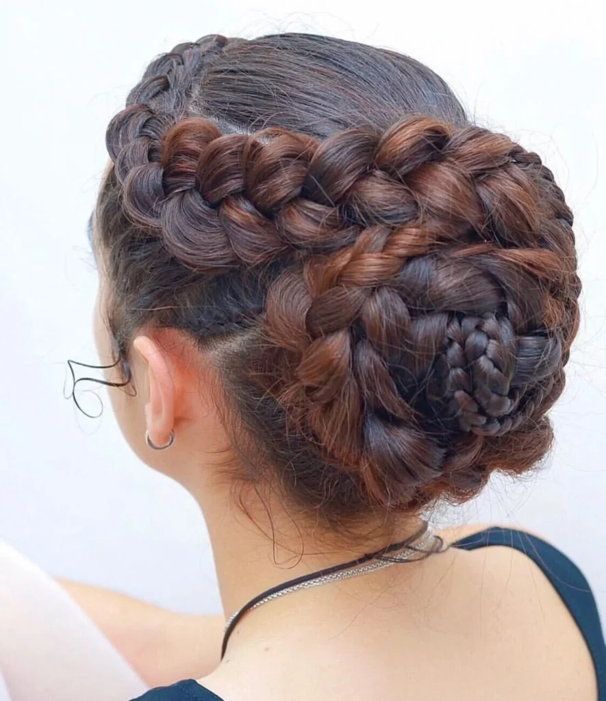 Spiral Braid Updo