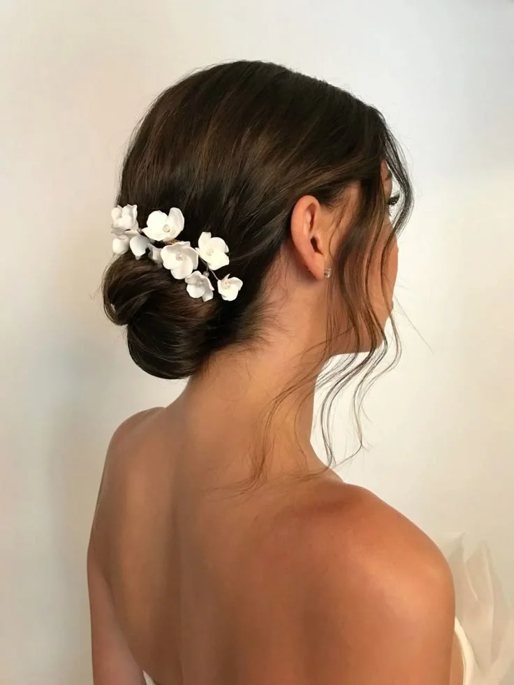 Floral Accent Updo