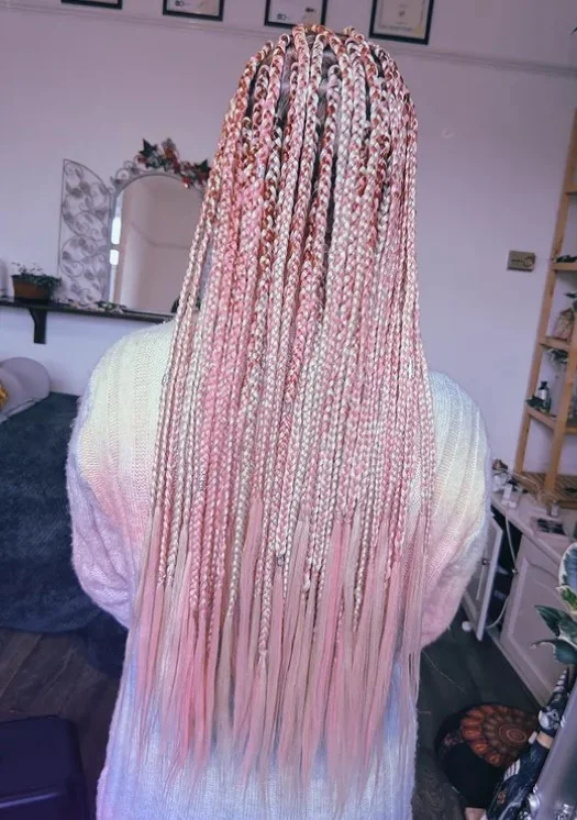 Micro Braids with Loose Ends