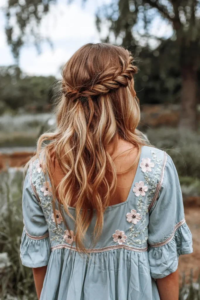 8. Loose Bohemian Hair