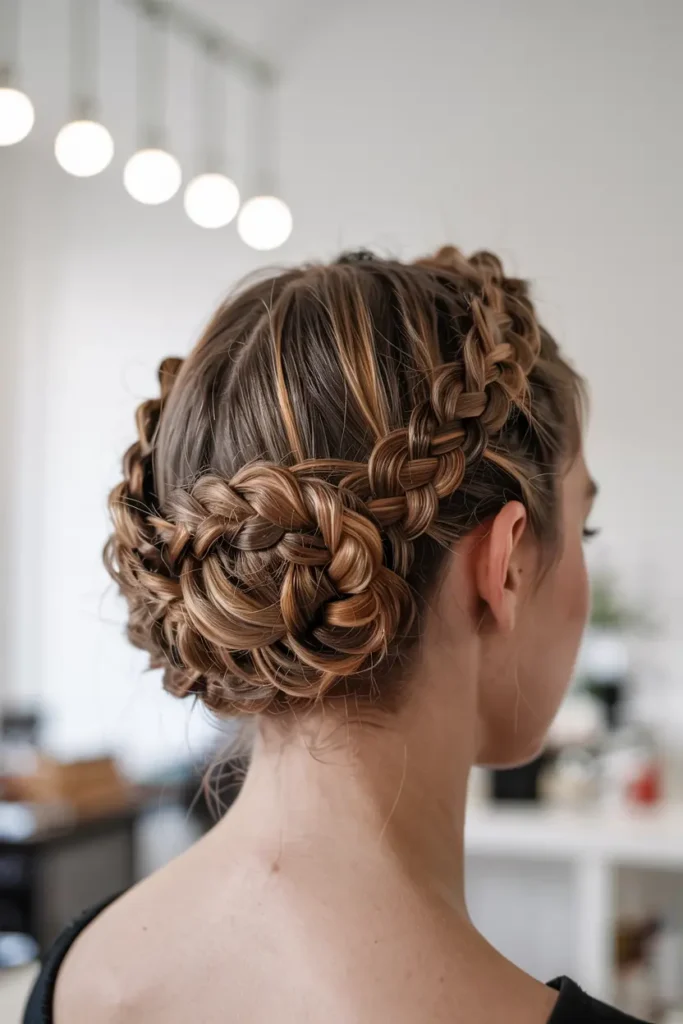 8. Spiral Braid Updo