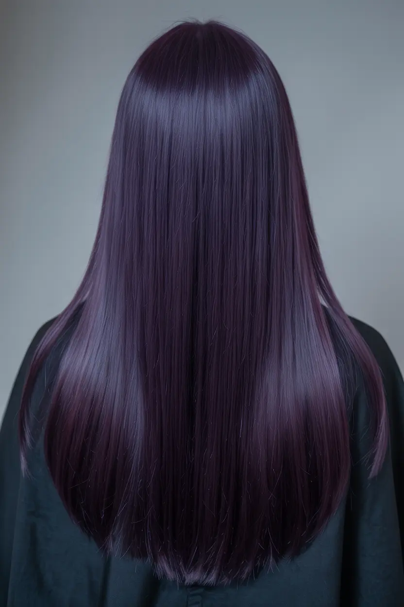 Dark Purple Hair Ideas for Brunettes & Light Hair