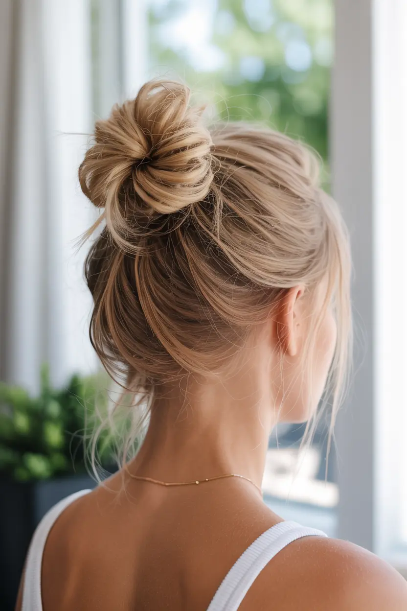 1. Messy Bun
