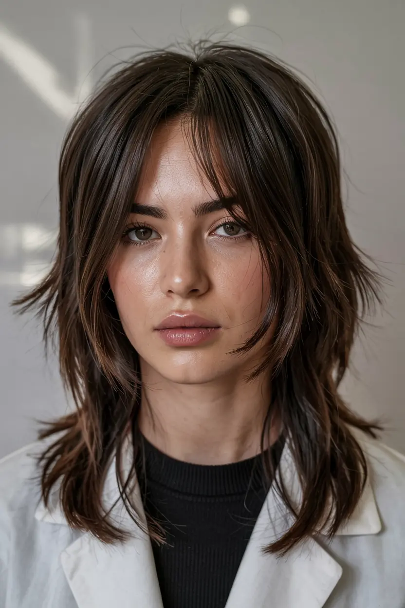 1. Textured Modern Mullet