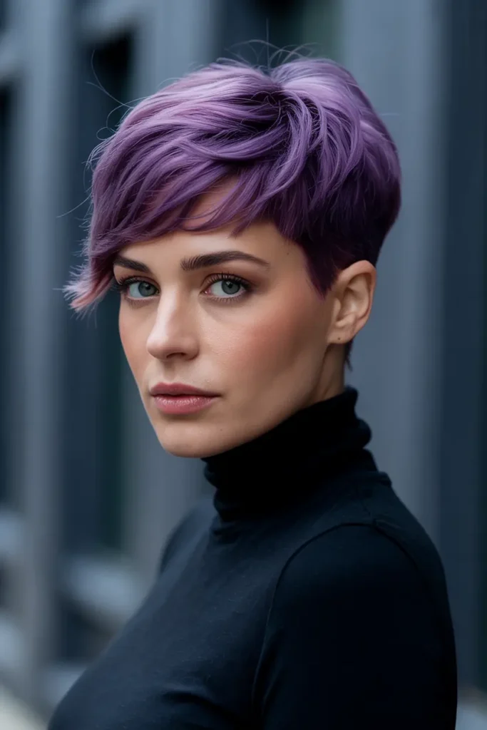 1. Vibrant Purple Pixie 1