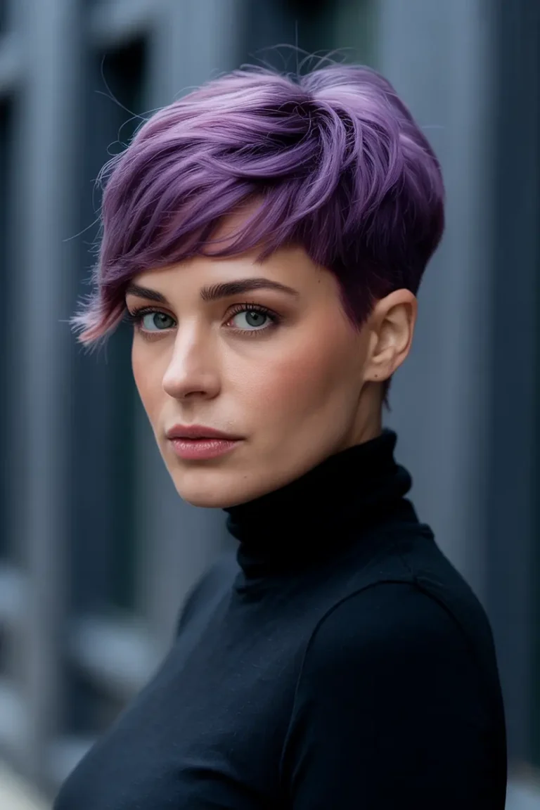 20 Trendy Short Purple Hair Ideas You’ll Want to Try ASAP