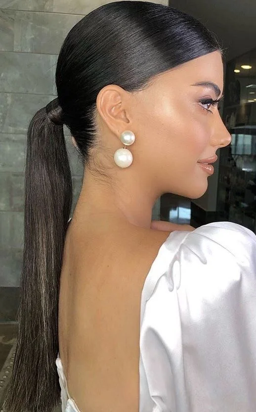 Slick Low Ponytail