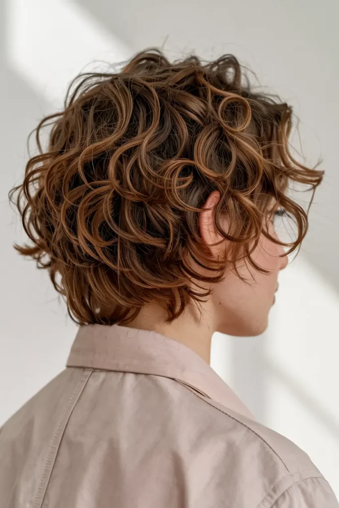 10. Wet Look Curly Crop 2