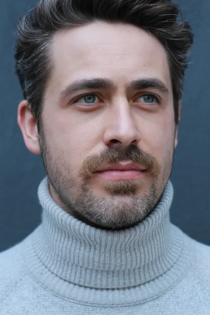 11. Chevron Mustache Beard