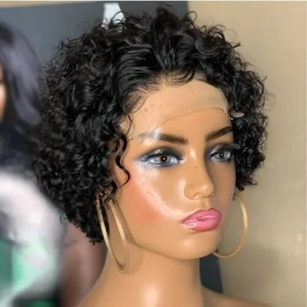 Pixie Cut Curly Wig