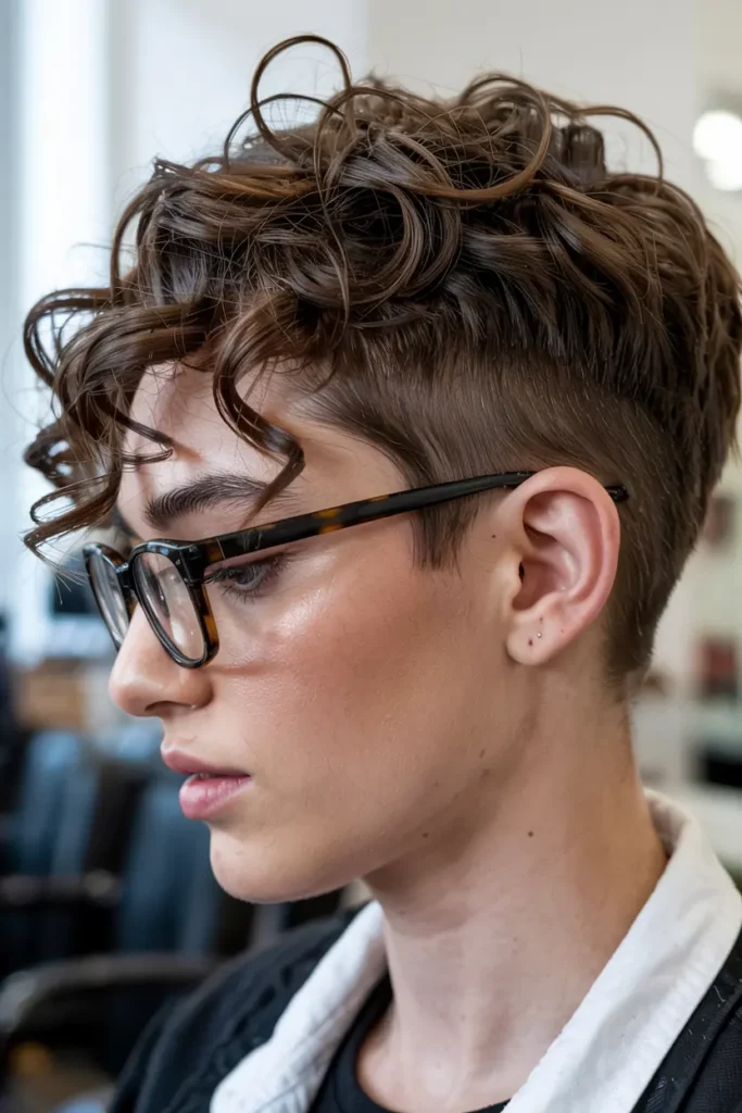 13. Curly High Top Fade 2