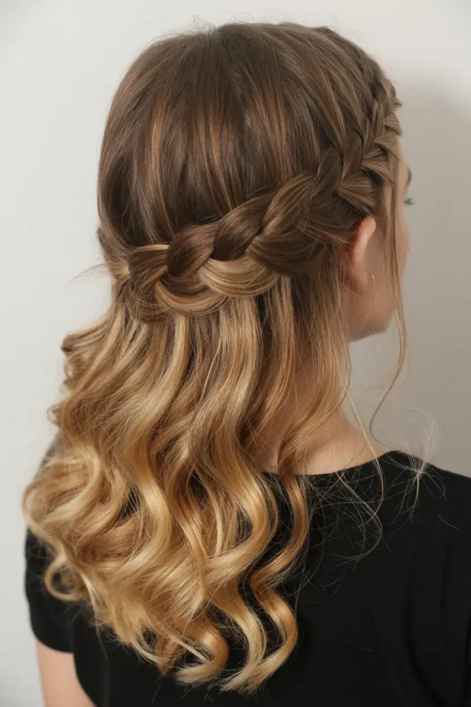 13. Loose Waterfall Braid