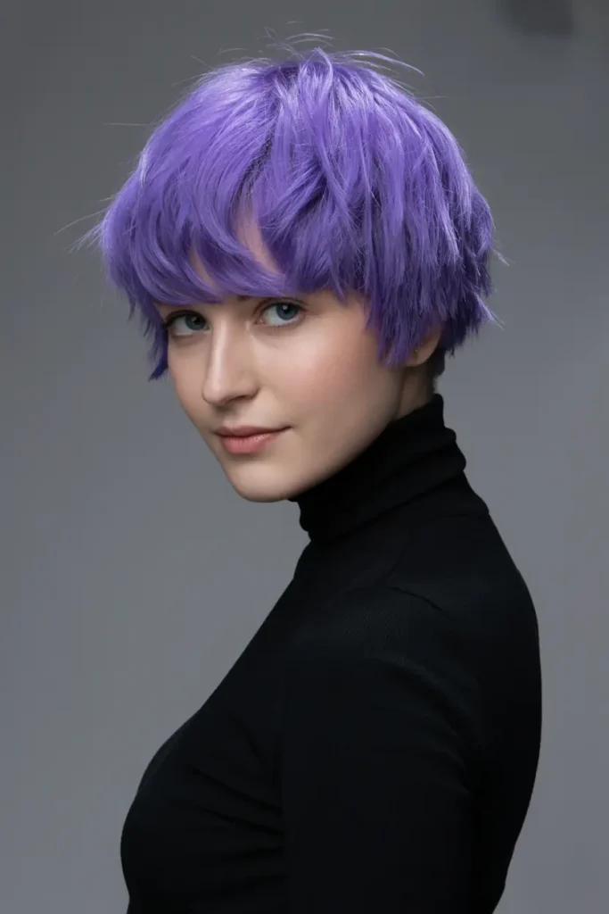 13. Neon Purple Short Shag 1