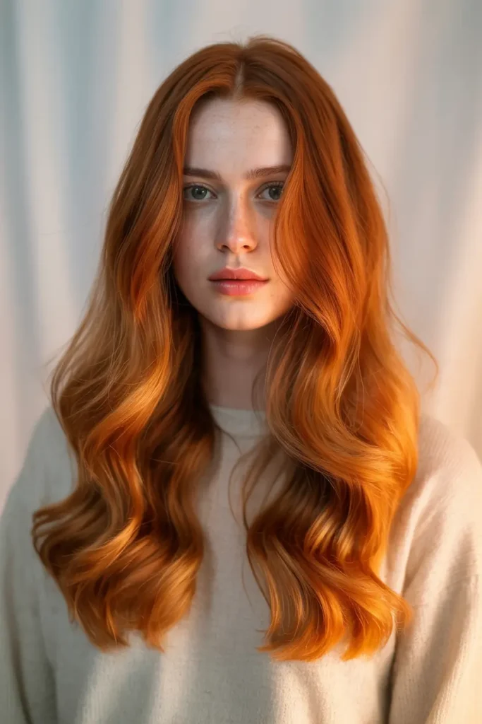 13. Warm Dark Ginger Glow