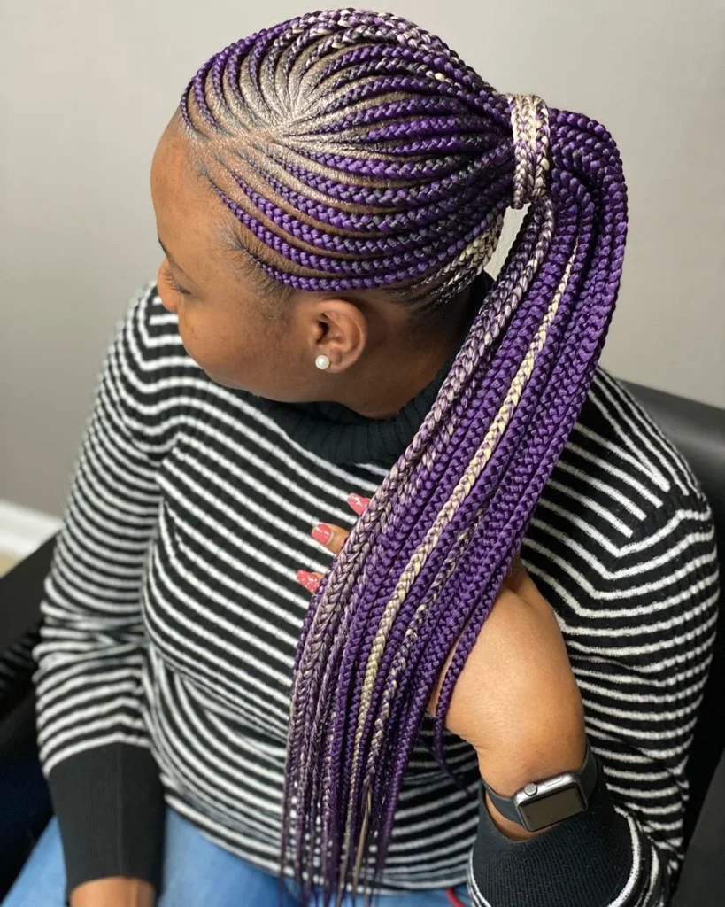 Colorful Lemonade Braids