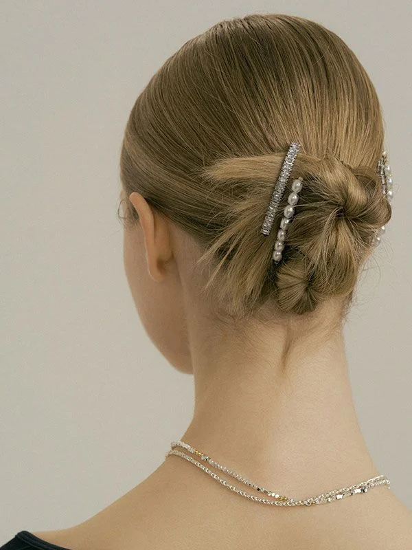 Sleek Updo with Pins