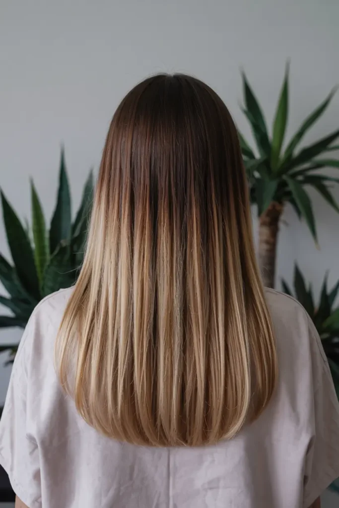 15. Ash Blonde Balayage with Root Melt