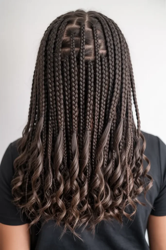 15. Undone Box Braids