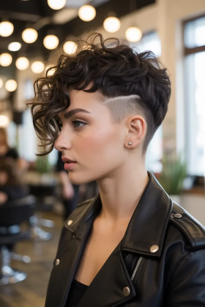 15. Voluminous Curly Mohawk 2