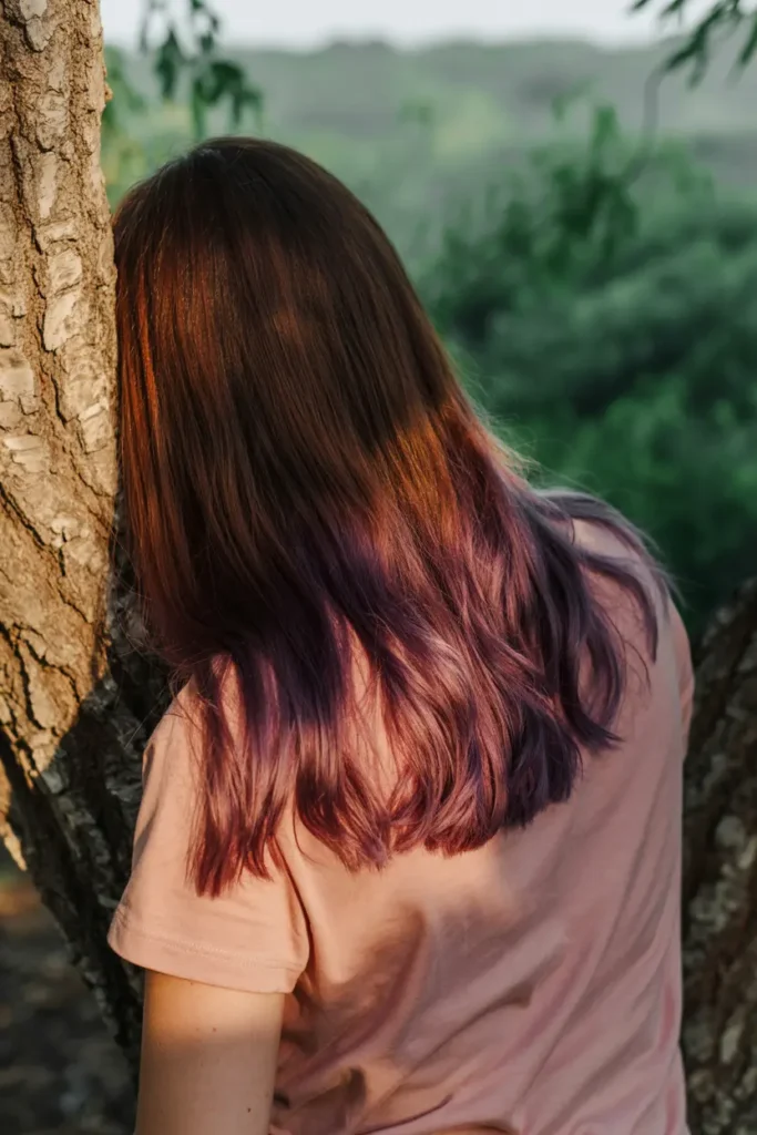 16. Mulberry Red Purple Tone