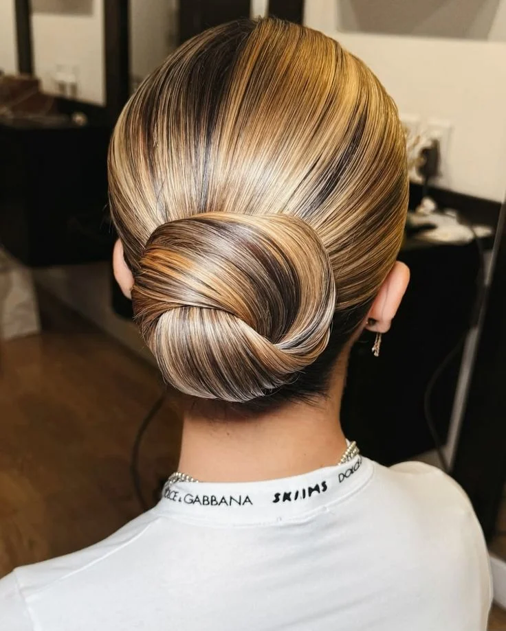 Sleek Low Bun