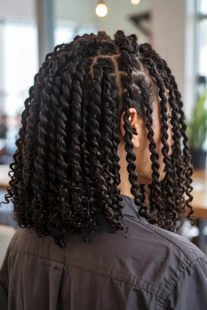 2. Defined Twist Out Style