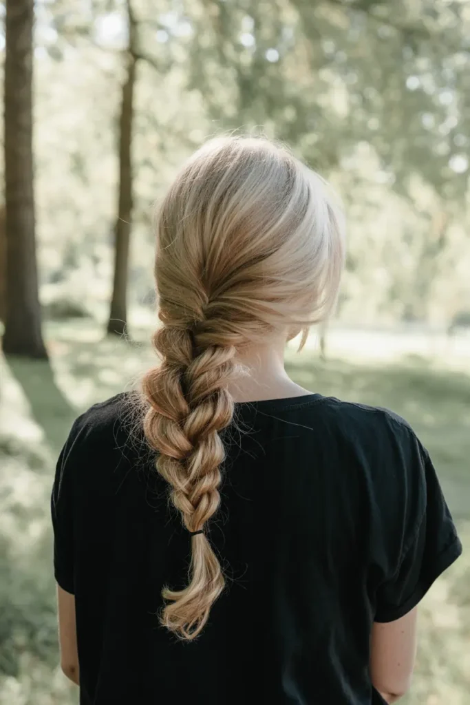 2. Loose Fishtail Braid