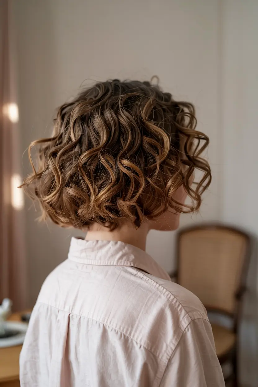 2. Short Curly Bob 2