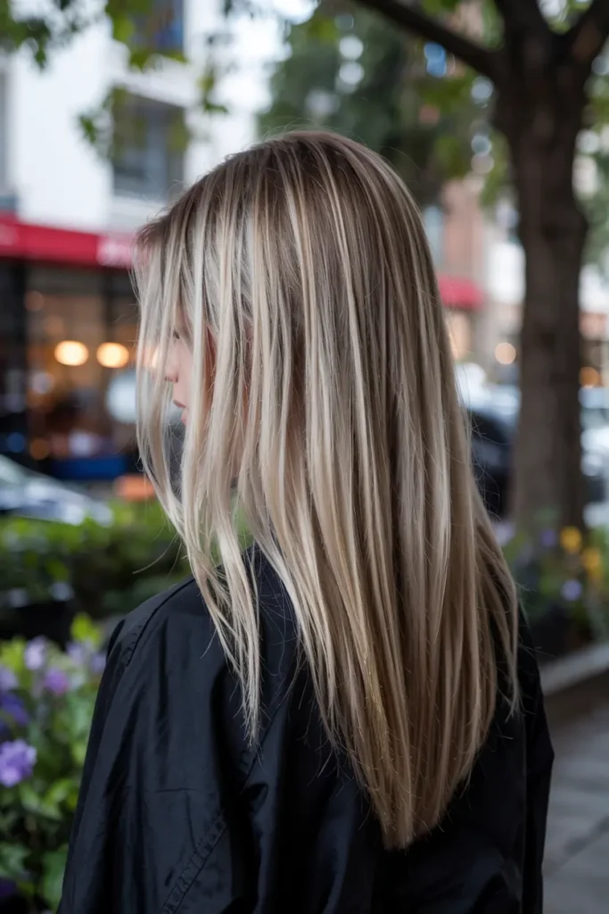 Silver Hair Color Inspiration – Bold, Bright & Beautiful Shades 3 2. Silver Balayage Blend