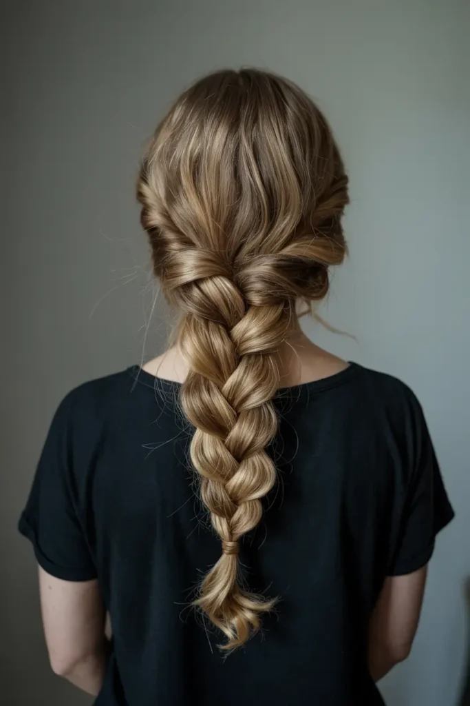 3. Loose Messy Braid