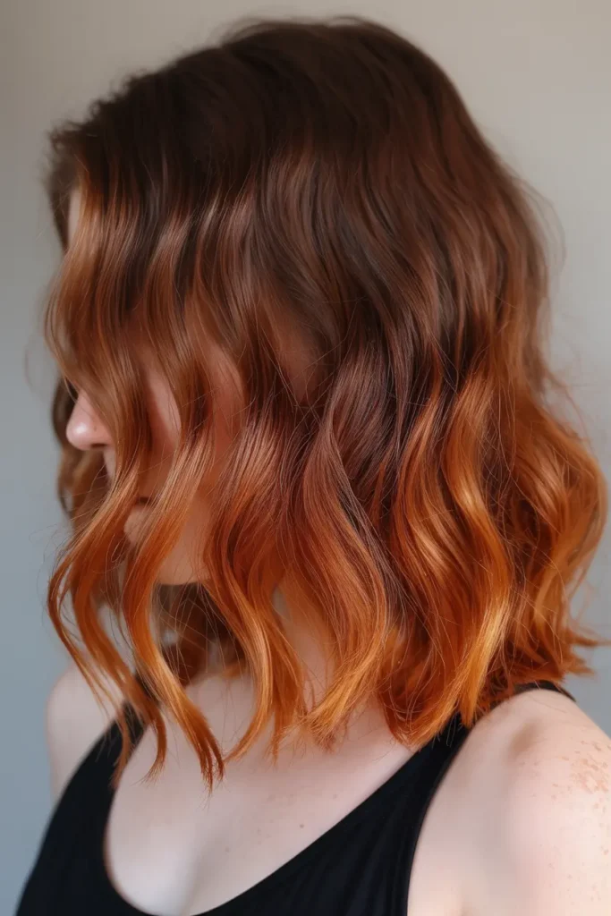 4. Dark Ginger Ombre