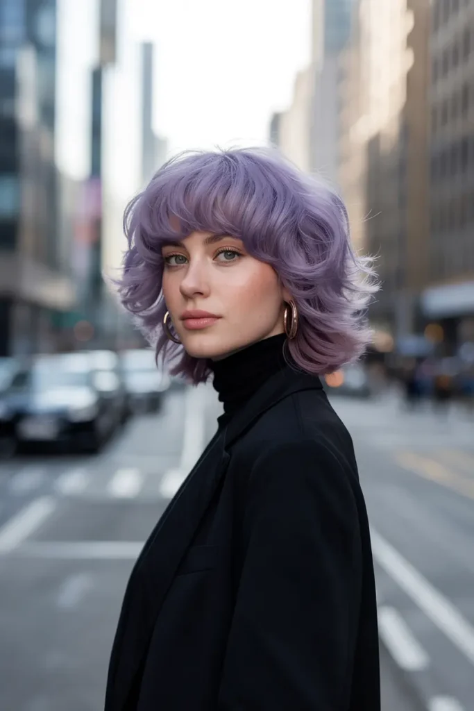 4. Pastel Purple Shag 1