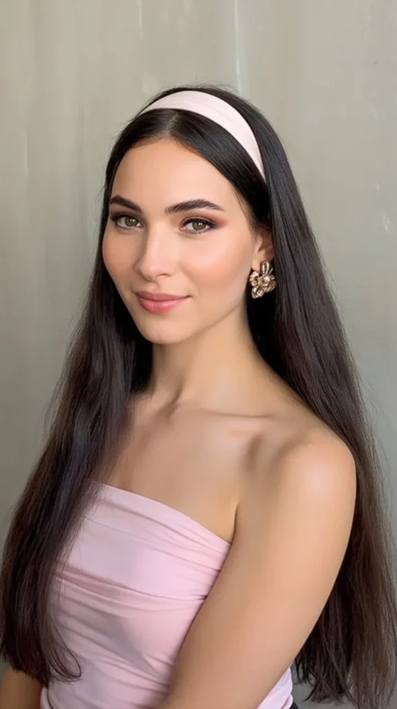 Straight Hair with Headband