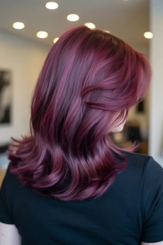 6. Burgundy with Violet Accents