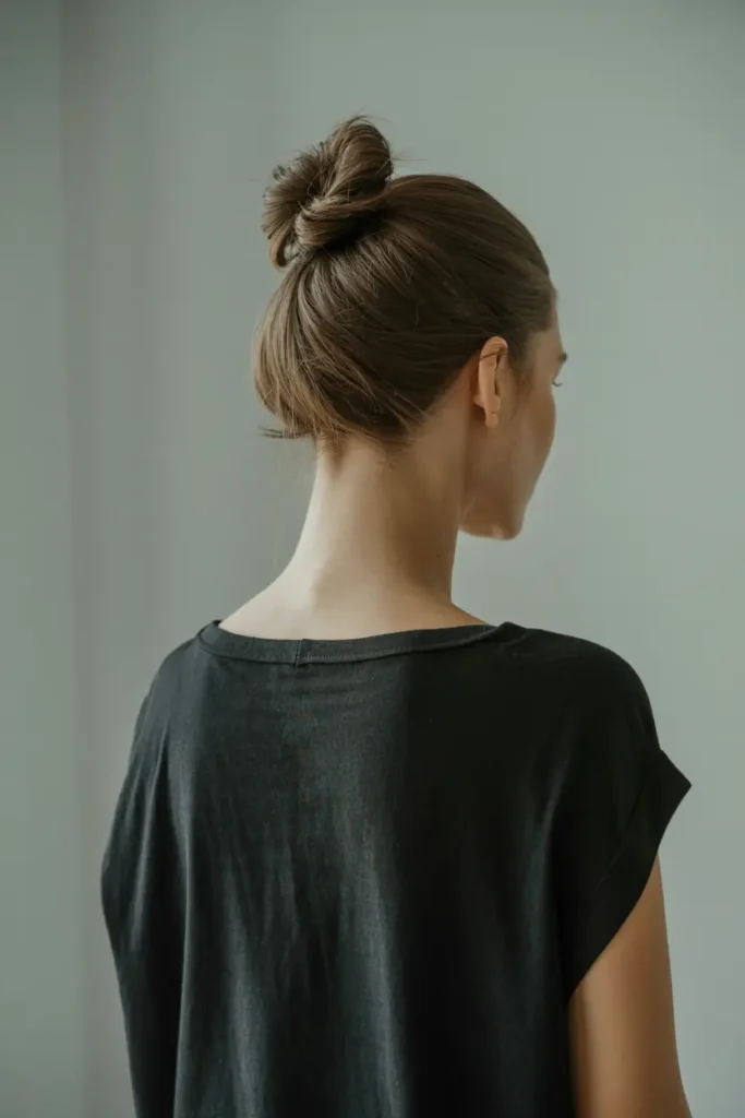 6. Disheveled Top Knot